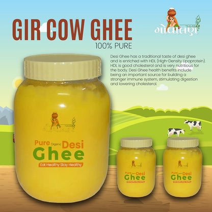 Pure & Organic A2 Gir Cow Ghee | Desi Cow Gir Govalan 1